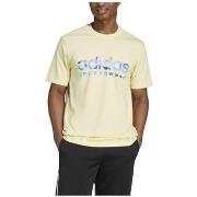 Lyhythihainen t-paita adidas  T-shirt  House Of Tiro Summer Linear  EU...