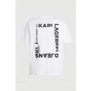 Lyhythihainen t-paita Karl Lagerfeld  REG BACK FRAME TEE  EU S