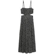 Pitkä mekko Superdry  Robe longue  motif brun géométrique  EU S