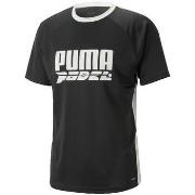 Lyhythihainen t-paita Puma  T-shirt  Teamliga Noir  EU S