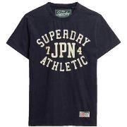 Lyhythihainen t-paita Superdry  T-shirt  Vintage Athletic  EU XL