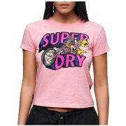 Lyhythihainen t-paita Superdry  T-shirt  Neon Motor Graphic Fitted  EU...