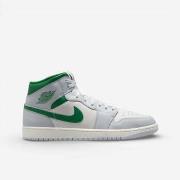 Tennarit Nike  Jordan 1 Mid White Pure Platinum Pine Green  41