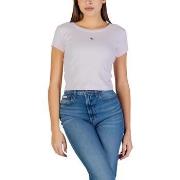 Lyhythihainen t-paita Calvin Klein Jeans  A- WOVEN LABEL 2X2 R LV047C2...