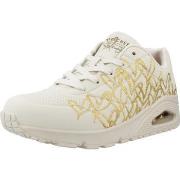 Kengät Skechers  Sport   Zapatillas Mujer Modèle Uno - Golden Heart  3...