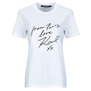Lyhythihainen t-paita Karl Lagerfeld  WITH LOVE T-SHIRT  EU S