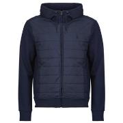 Pusakka Polo Ralph Lauren  BLOUSON BI MATIERE AVEC CAPUCHE EN MAILLE  ...
