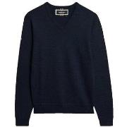 Neulepusero Superdry  Pull  col en V Mérinos pour homme  EU S