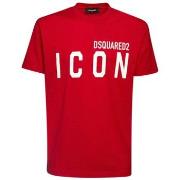 Lyhythihainen t-paita Dsquared  T-SHIRT S79GC0003 RED  EU XXL