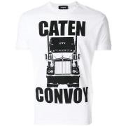 Lyhythihainen t-paita Dsquared  T-SHIRT S71GD0582 WHITE  EU XXL