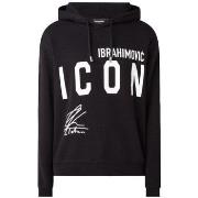 Ulkoilutakki Dsquared  SWEATSHIRT S79GU0038 BLACK  EU XXL