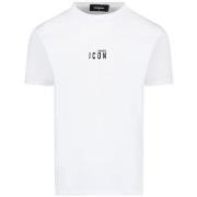 Lyhythihainen t-paita Dsquared  T-SHIRT S79GC0010 WHITE  EU XXL