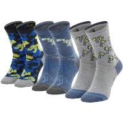 Urheilusukat Skechers  3PPK Boys Casual Glow In The Dark Socks  27 / 3...
