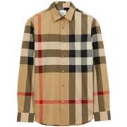 Pitkähihainen paitapusero Burberry  SHIRT 8071445 1001 BEIGE  EU S