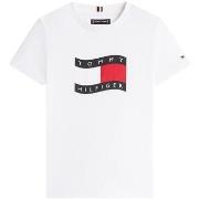 Lyhythihainen t-paita Tommy Hilfiger  KB0KB10275 YBR  4 vuotta