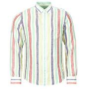 Pitkähihainen paitapusero Gant  REG MULTISTRIPE LINEN SHIRT  EU XXL