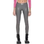 Legginsit & Sukkahousut Leone 1947  Woman Fake Leather Leggings Pearl ...