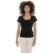 Lyhythihainen t-paita Leone 1947  Woman Rib T-Shirt Chic  EU XXL