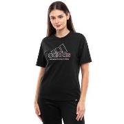 Lyhythihainen t-paita adidas  T-shirt  Xpress Logo noir femme  EU M