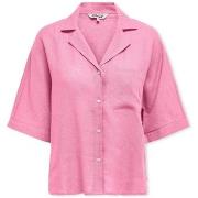 Paita Only  Noos Tokyo Life Shirt - Prism Pink  EU M