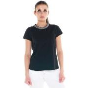 Lyhythihainen t-paita Leone 1947  Woman Short Sleeves Crystal  EU M