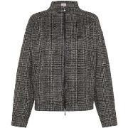Takit Deha  Check Jacquard Full-Zip Jacket  EU S