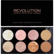 Makeup Revolution Ultra Blush And Countour Palette Golden Sugar Ultra ...