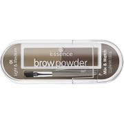 Brow Powder Set, 2,3 g essence Kulmameikit