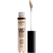 NYX Professional Makeup Can't Stop Won't Stop Concealer Light Ivory - ...