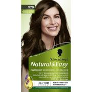 Schwarzkopf Natural & Easy 570 Mellanbrun - pcs 1