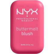 NYX Professional Makeup Buttermelt Blush 08 Getting Butta Rouge - 5 g