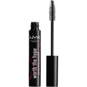 NYX Professional Makeup Worth The Hype Color Waterproof Mascara Black ...
