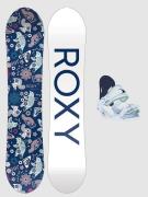 Roxy Poppy Package + Poppy XS 2024 Lumilautapaketti kuviotu