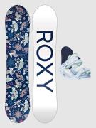 Roxy Poppy + Poppy XS 2025 Lumilautapaketti kuviotu