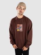 Vans Style Guy Loose Crew Neulepaita ruskea