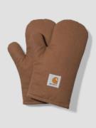 Carhartt WIP Canvas Oven Mitt Set ruskea