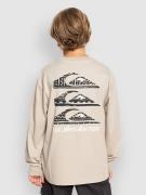 Quiksilver Vintage Mix Longsleeve T-Shirt ruskea