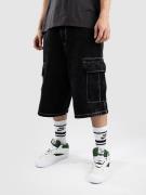 Empyre Ultra Loose Fit Sk8 Cargo Shortsit musta