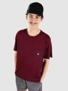 Element Icon Label Pocket T-paita punainen