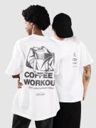 Another Cotton Lab Coffee And Workout Oversized T-paita valkoinen