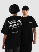 Another Cotton Lab Health And Sports Club Oversized T-paita musta