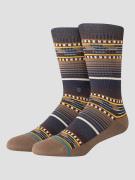 Stance Cedar Rock Crew Socks ruskea