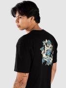 Santa Cruz BT Screaming Rose Flash T-paita musta