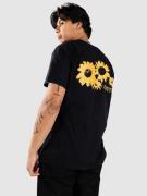 Empyre Grunge Flowers T-paita musta
