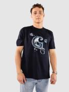 Carhartt WIP Solar Chrome C-Logo T-paita sininen