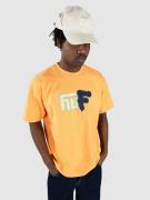 HUF Upside Downtown T-paita oranssi