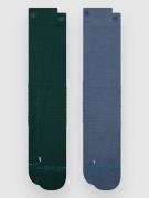 Stance Solid Mid Poly Snow 2 Pack Tekniset sukat kuviotu