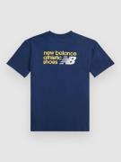 New Balance 25Athletics Relaxed Premium Graphic Kids T-Paita sininen