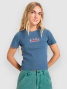 Quiksilver Mercury Fitted T-Paita sininen