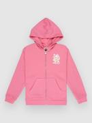Roxy Surf Feeling Zipped Brushed Kids Huppari pinkki